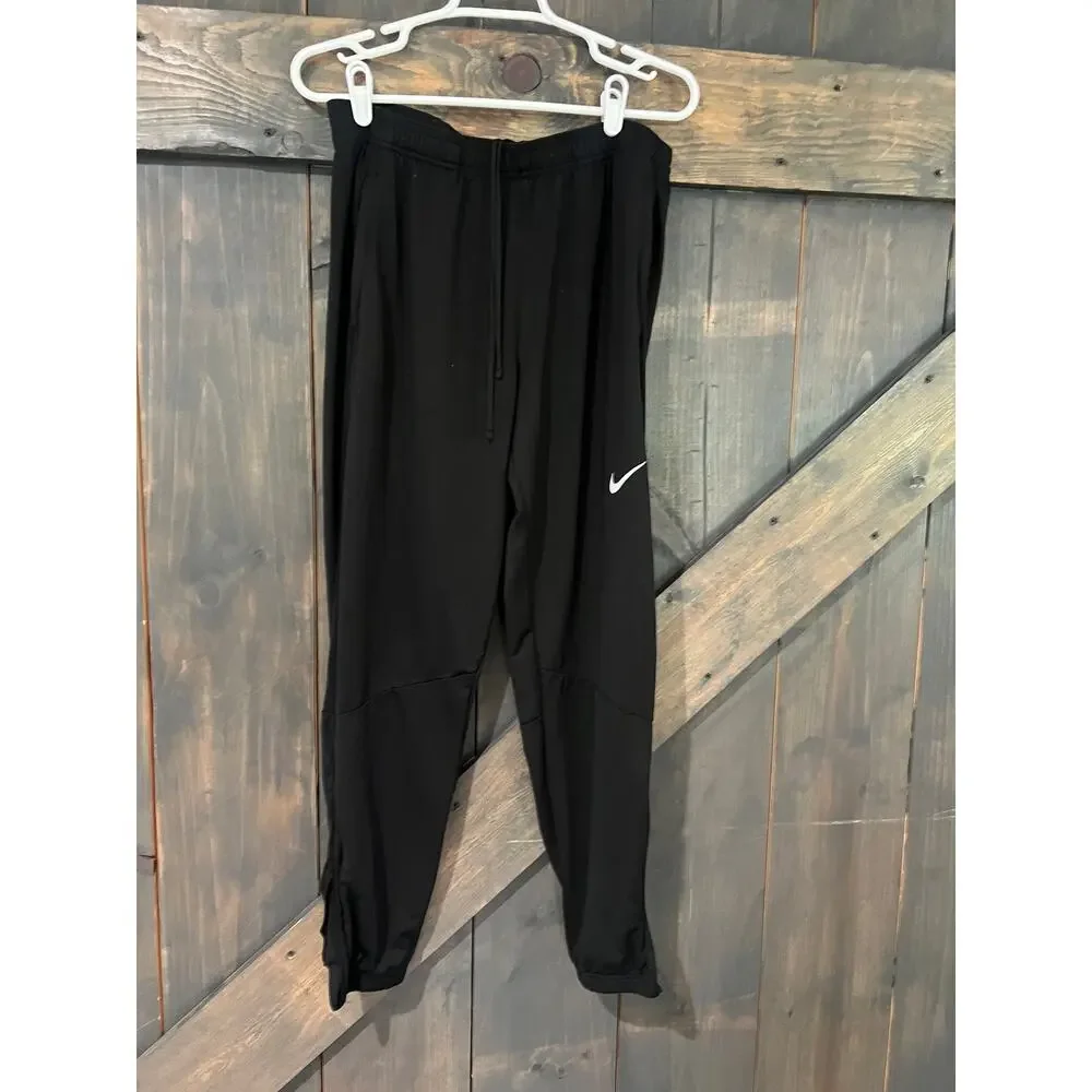 Nike Mens Joggers Medium Black Athletic Activewear Sports Running